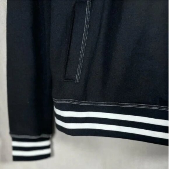 Pink By Victoria Secret NWT Pullover 1/4 Zip Sweater - Small in Black and White - Picture 3 of 9